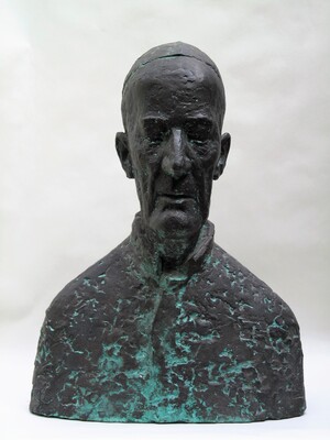 Kardinal,Bronze, 1994, 59x45x19cm
